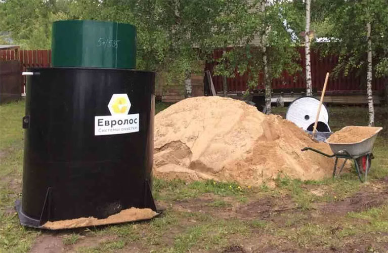 Обслуживание септика Евролос 10